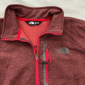 North Face Half—Zip Canyonlands Pullover (Heather Maroon Medium)